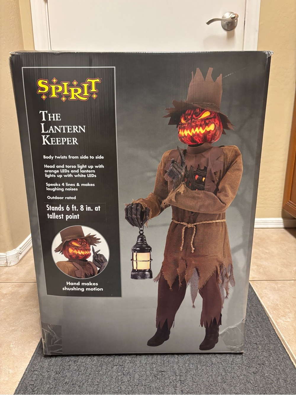 Spirit Halloween Lantern Keeper Animatronic
